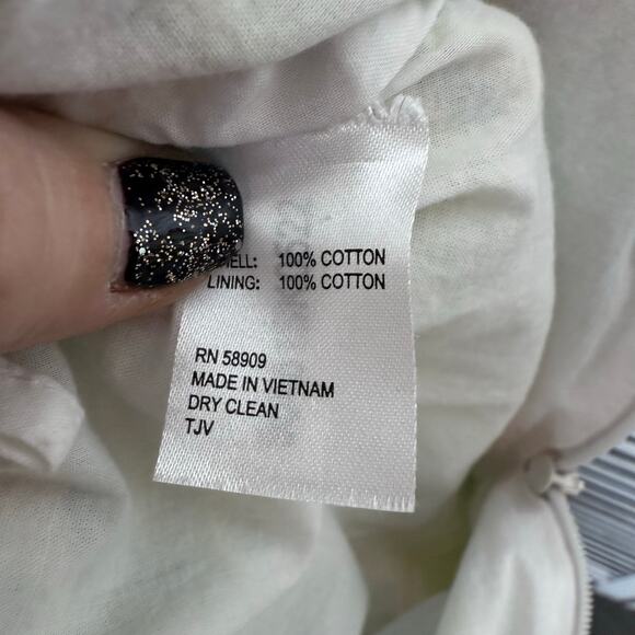 ANTONIO MELANI Women's 12 Cotton Perla Tropical Floral Print Tiered Maxi Skirt - Picture 9 of 12